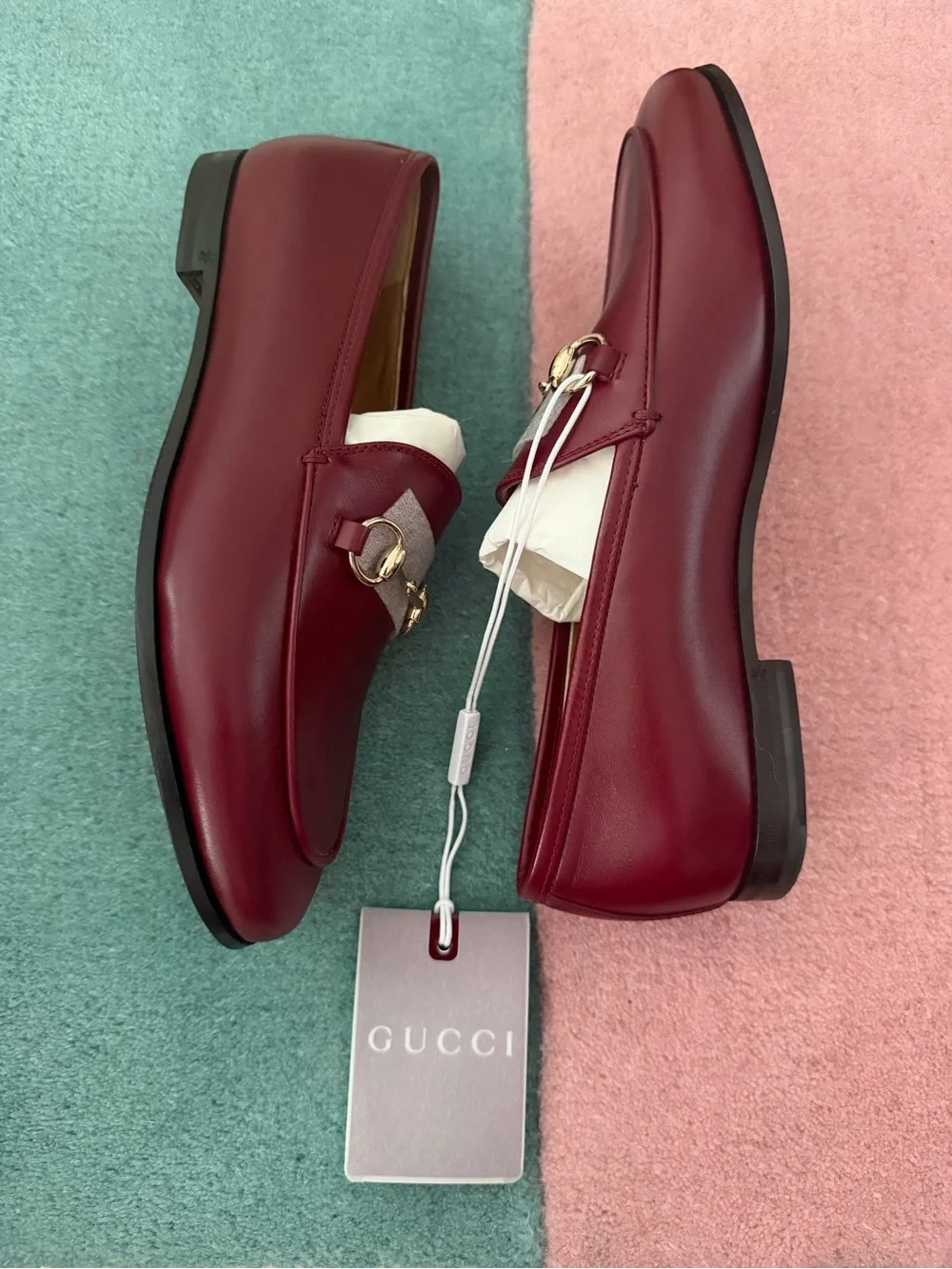 Gucci Leather Horsebit Loafers